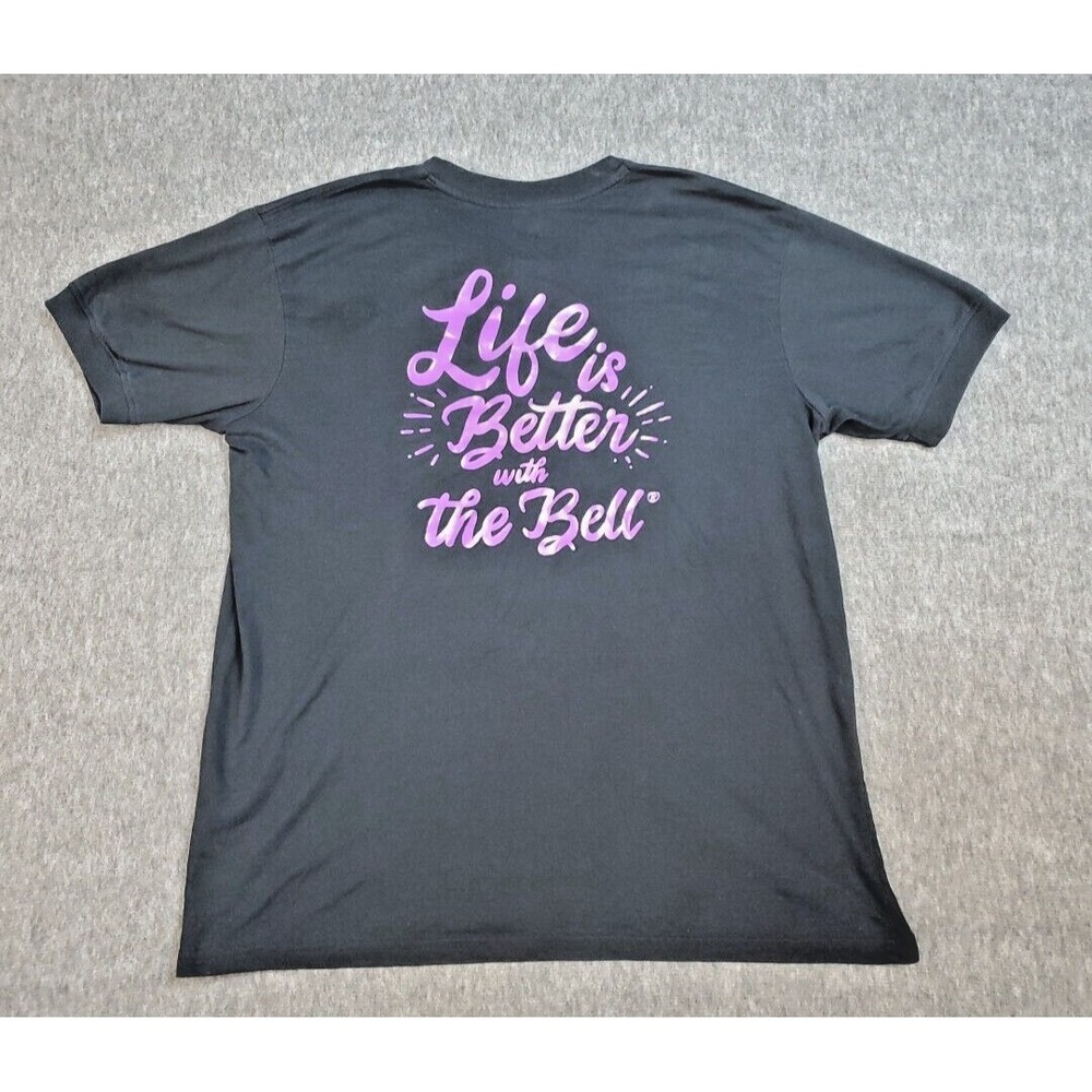 Taco Bell Shirt Mens Medium Short Sleeve‎ Henley Graphic Life is Better Uniform